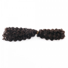 #2 Deep Curly Crochet Remy Hair Bulk For Spring Twist / Braids Style