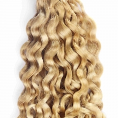#613 Italian Curly Crochet Remy Hair Bulk For Spring Twist / Braids Style