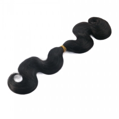 #1B Body Wave Crochet Remy Hair Bulk For Spring Twist / Braids Style