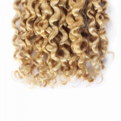#613 Deep Curly Crochet Remy Hair Bulk For Spring Twist / Braids Style