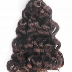 #2 Italian Curly Crochet Remy Hair Bulk For Spring Twist / Braids Style