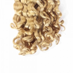 #613 Italian Curly Crochet Remy Hair Bulk For Spring Twist / Braids Style
