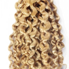 #613 Deep Curly Crochet Remy Hair Bulk For Spring Twist / Braids Style