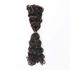 #2 Italian Curly Crochet Remy Hair Bulk For Spring Twist / Braids Style