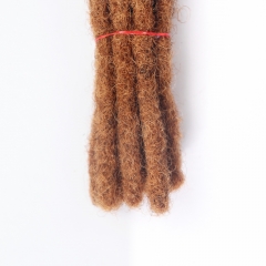 #T1B/30 Handmade Dread locks Extensions 4C Afro Human Hair Locs Pre-Braided