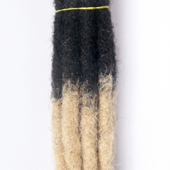 #T1B/27 Handmade Dread locks Extensions 4C Afro Human Hair Locs Pre-Braided