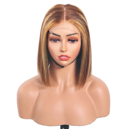 5x5 Lace Bob Wig 10" Staight Hair P4-27# Wholesale Hair