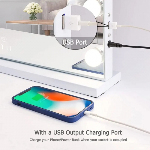 Mary Hollywood Vanity Mirror XXL - 15 Dimmable LED Bulbs