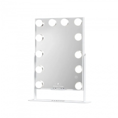 Hathaway Hollywood Slim Vanity Mirror with Wireless Charging L - 12 Dimmable LED Bulbs