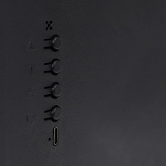 Hathaway Hollywood Slim Vanity Mirror with Wireless Charging L - 12 Dimmable LED Bulbs