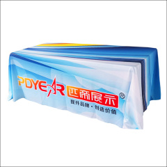 Standard Trade show custom printed Table Covers cloths droped