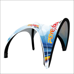 Trade Show Inflatable Tent with custom print cover & awning