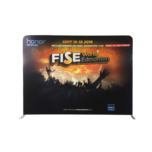 Trade show Straight tension fabric display backdrop