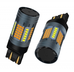 72leds Yellow+24leds White 3157 1157 7443 led bulb