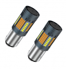 72leds Yellow+24leds White 3157 1157 7443 led bulb