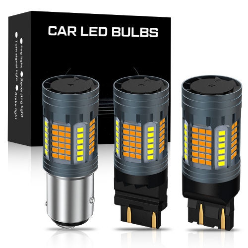 72leds Yellow+24leds White 3157 1157 7443 led bulb