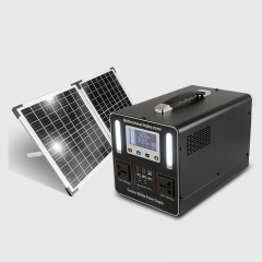 220V太阳能户外移动电源带插座家庭便携摆摊应急储能电池户外电源