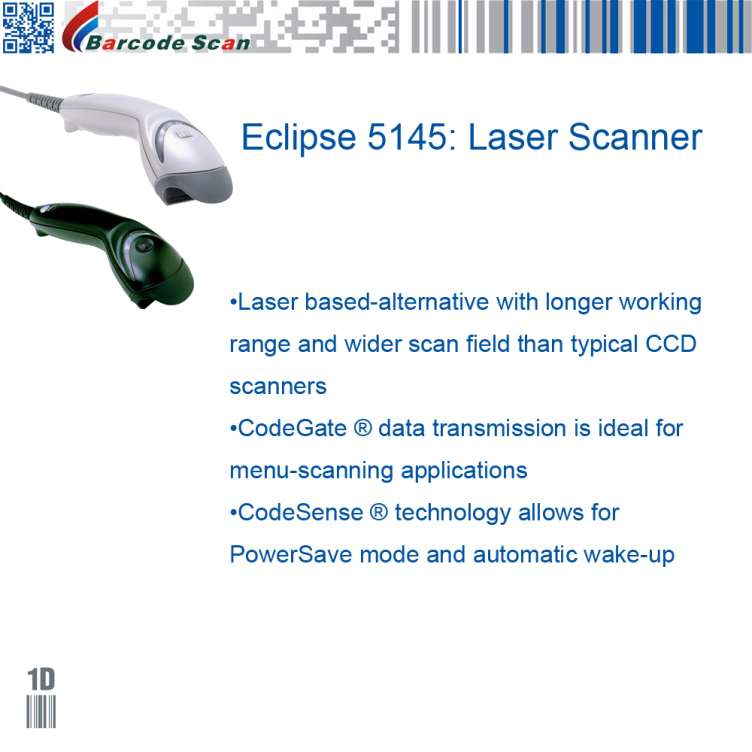 Scanner laser de linha única Honeywell Eclipse 5145