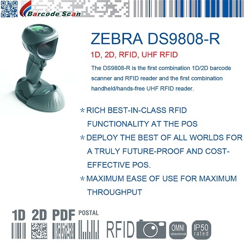 Híbrido escáner de presentación de imágenes Symbol DS9808