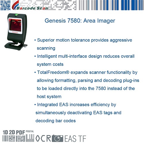 Honeywell Genesis 7580g Area-Imaging Scanner