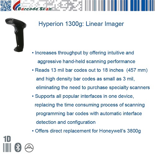 Honeywell Hyperion 1300g Linear-Imaging Scanner