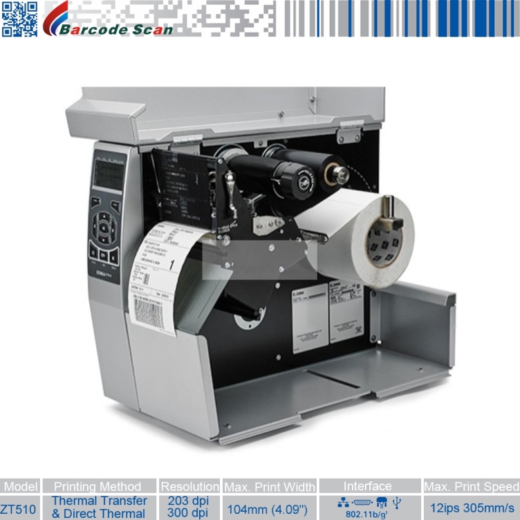 Impressora industrial Zebra ZT510