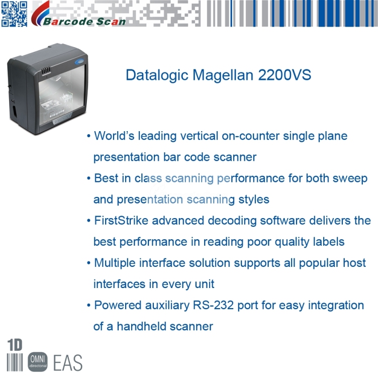 Datalogic Magellan 2200VS In-Counter Scanner