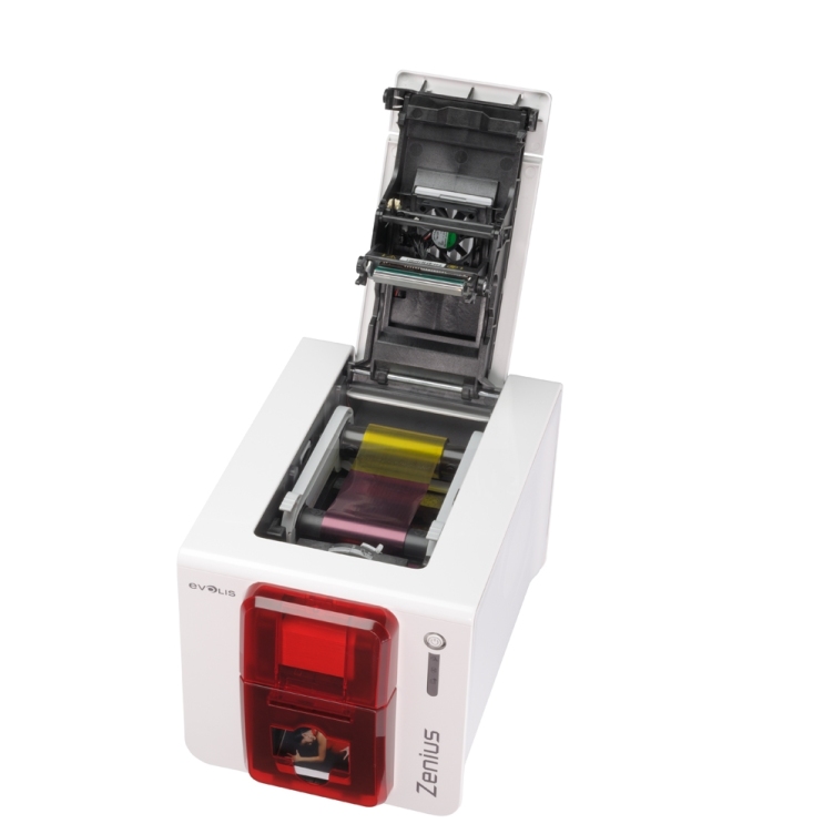 Evolis Zenius user-friendly newcomer's stylish card printer for plastic cards