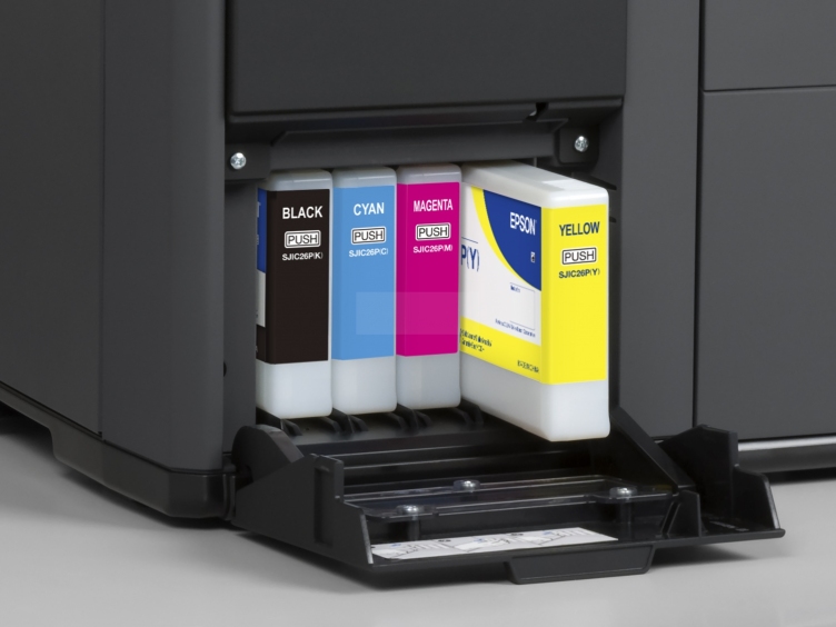 Epson ColorWorks TM-C7500G inkjet colour label printer for printing color labels
