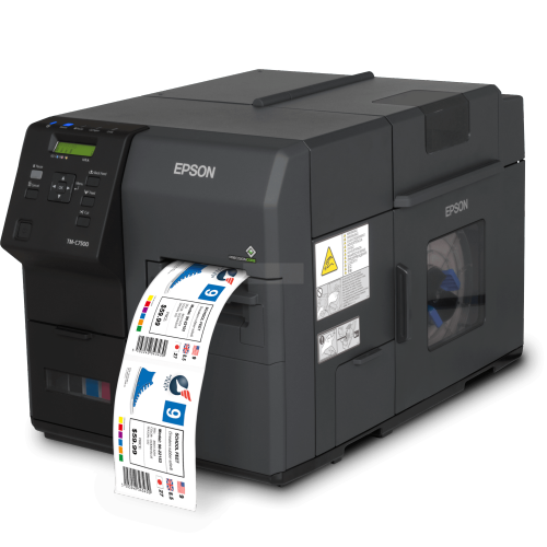 Epson ColorWorks TM-C7500G inkjet colour label printer for printing color labels