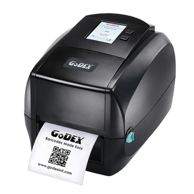 Godex RT863i 600 dpi superior printing quality desktop barcode label printer