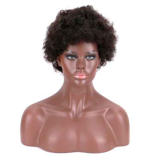 Short Culy Brazilian Remy Hair Wigs For Women custom Wigs #1B Wig Human Hair HW2025