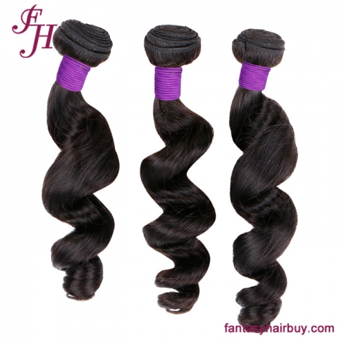 FH Brazilian Hair weft Loose Wave Hair Bundles Hair Weaving