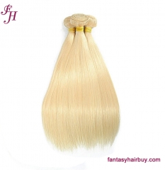 Healthy End Human Hair 613 Blonde Hair Bundles Blonde Straight Hair Weaving
