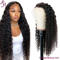 FH Premade 13x4 HD Lace Deep Wave Brazilian Hair Wig