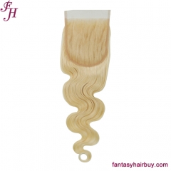 FH Brazilian Hair 613 Body Wave Blonde 5×5 HD Lace Closure