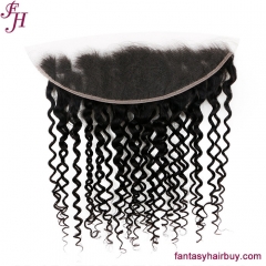 FH Virgin Hair 13x4 Curly Lace Front Deep Curly HD Lace Frontal