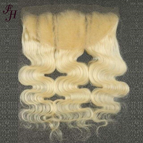 FH 13×6 swiss HD blonde hair 613 body wave lace frontal