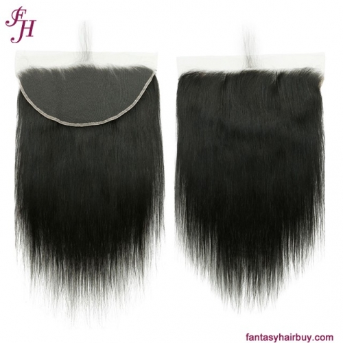FH 13×6 Swiss HD Straight Natural Black Human Hair Lace Frontal