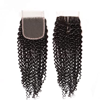 FH Peruvian Hair Price 5x5 Kinky Curly Transparent Lace Closure