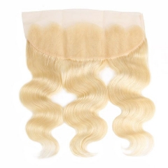FH 13×6 transparent lace frontal brazilian hair body wave lace frontal #613