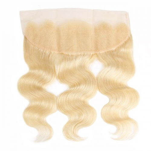 FH 13×6 transparent lace frontal brazilian hair body wave lace frontal #613