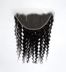 FH 13×6 Swiss HD Lace Frontal loose deep wave Part Lace Frontal