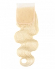 FH Brazilian Human Hair HD Lace Body Wave 4×4  Lace Closure 613