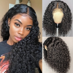 FH Human Hair Wig HD 4x4 Lace closure Wigs Deep curly natural hairline