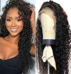 FH 13×4 Loose deep wave pre plucked HD lace wig human hair frontal wig