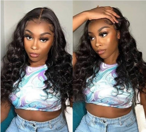 FH quality hd Lace Frontal Wig Brazilian Loose Wave Deep Part 13X6 Lace Frontal Wigs