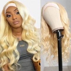 FH blonde #613 human hair Body Wave human hair natural hair headband wig