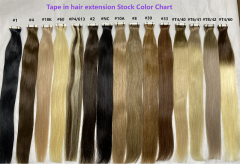 FH wholesale factory price double drawn tape in hair extensions 100/pack 40pcs/pack