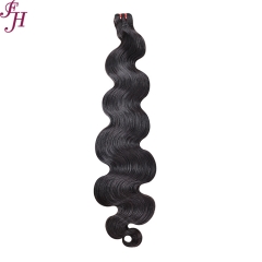 double drawn human hair weft bundle body wave raw virgin hair